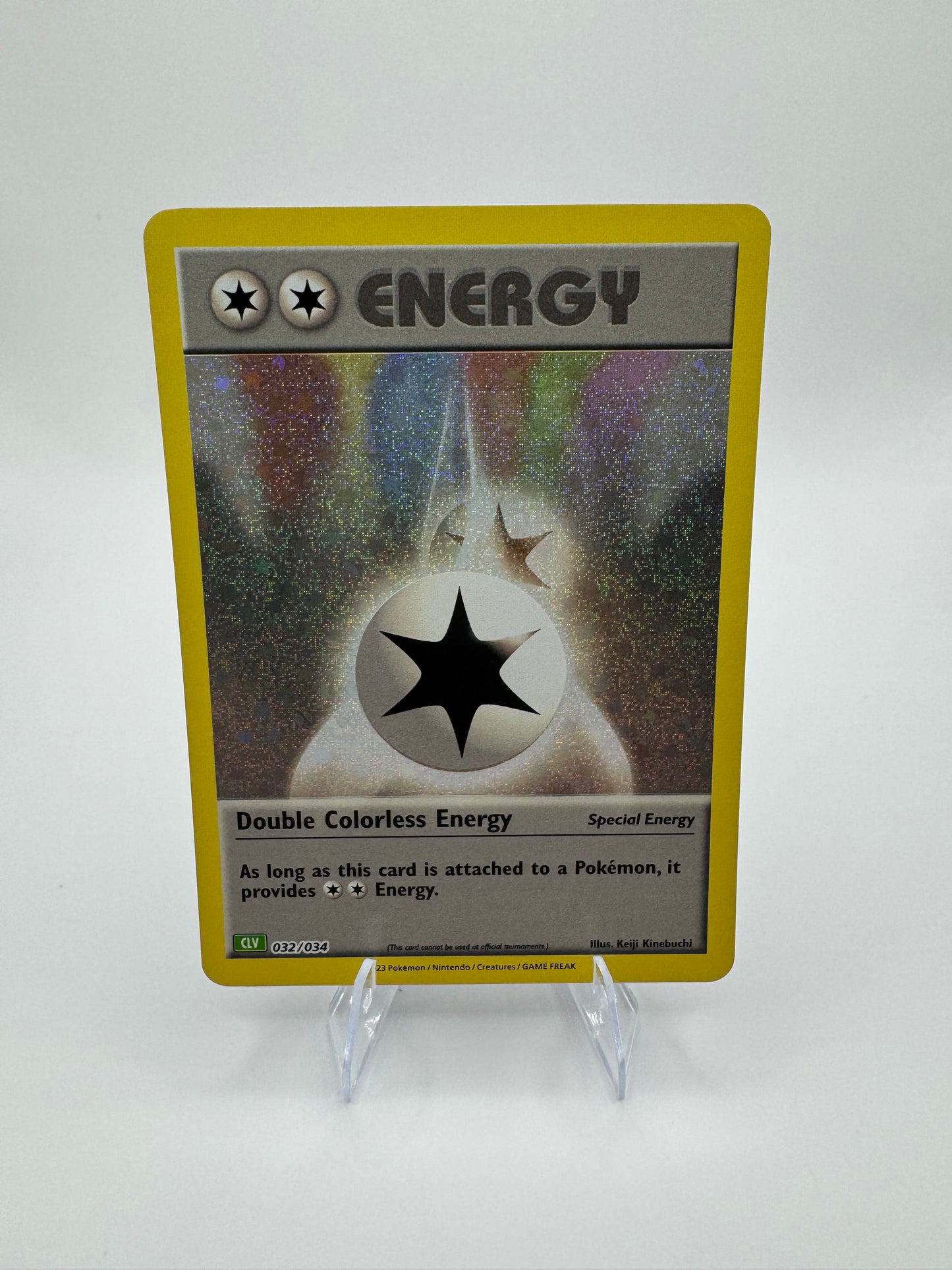 Double Colorless Energy (CLV) 032/034 Trading Card Game Classic Holo