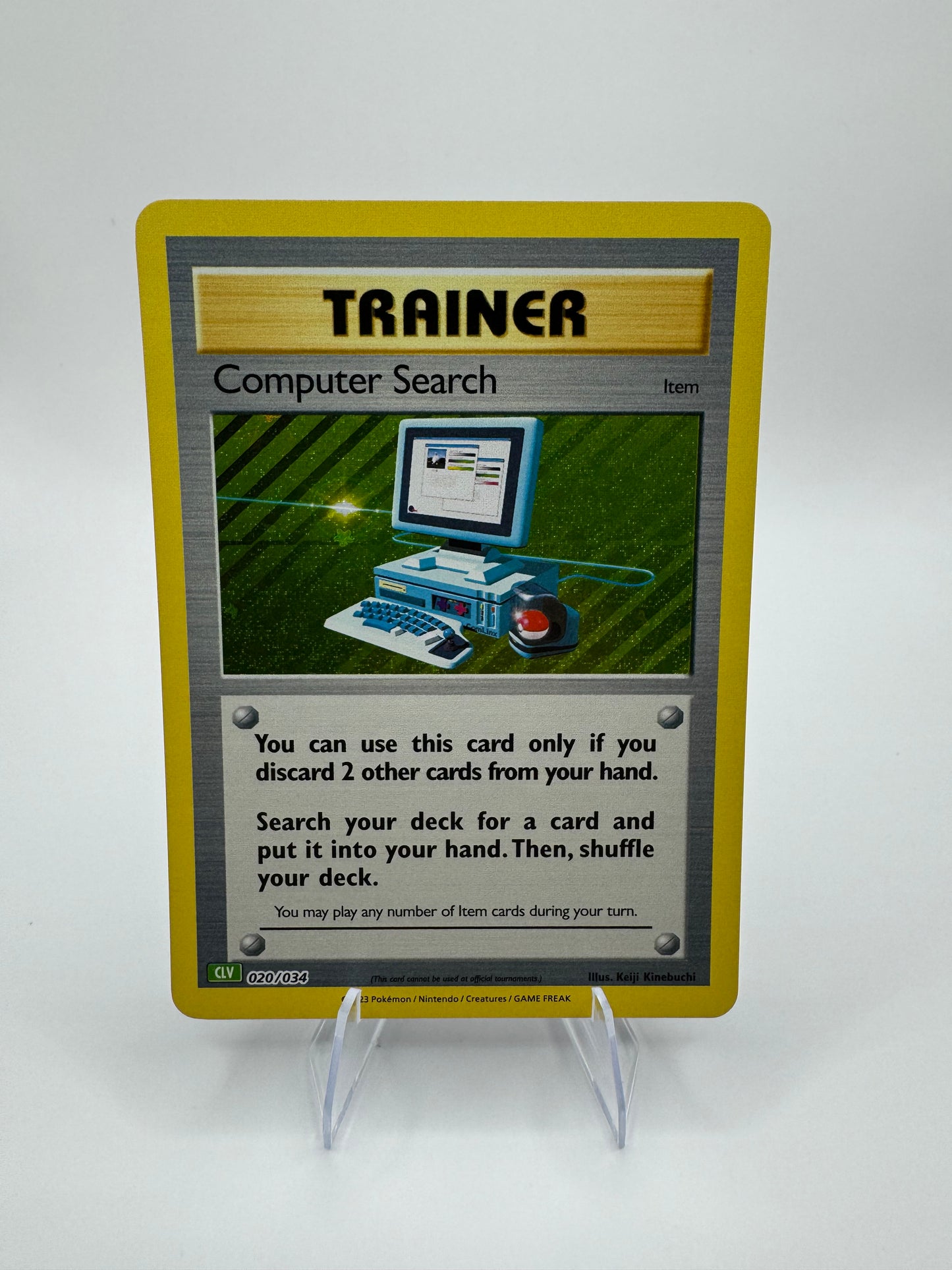 Computer Search (CLV) 020/034 Trading Card Game Classic Holo