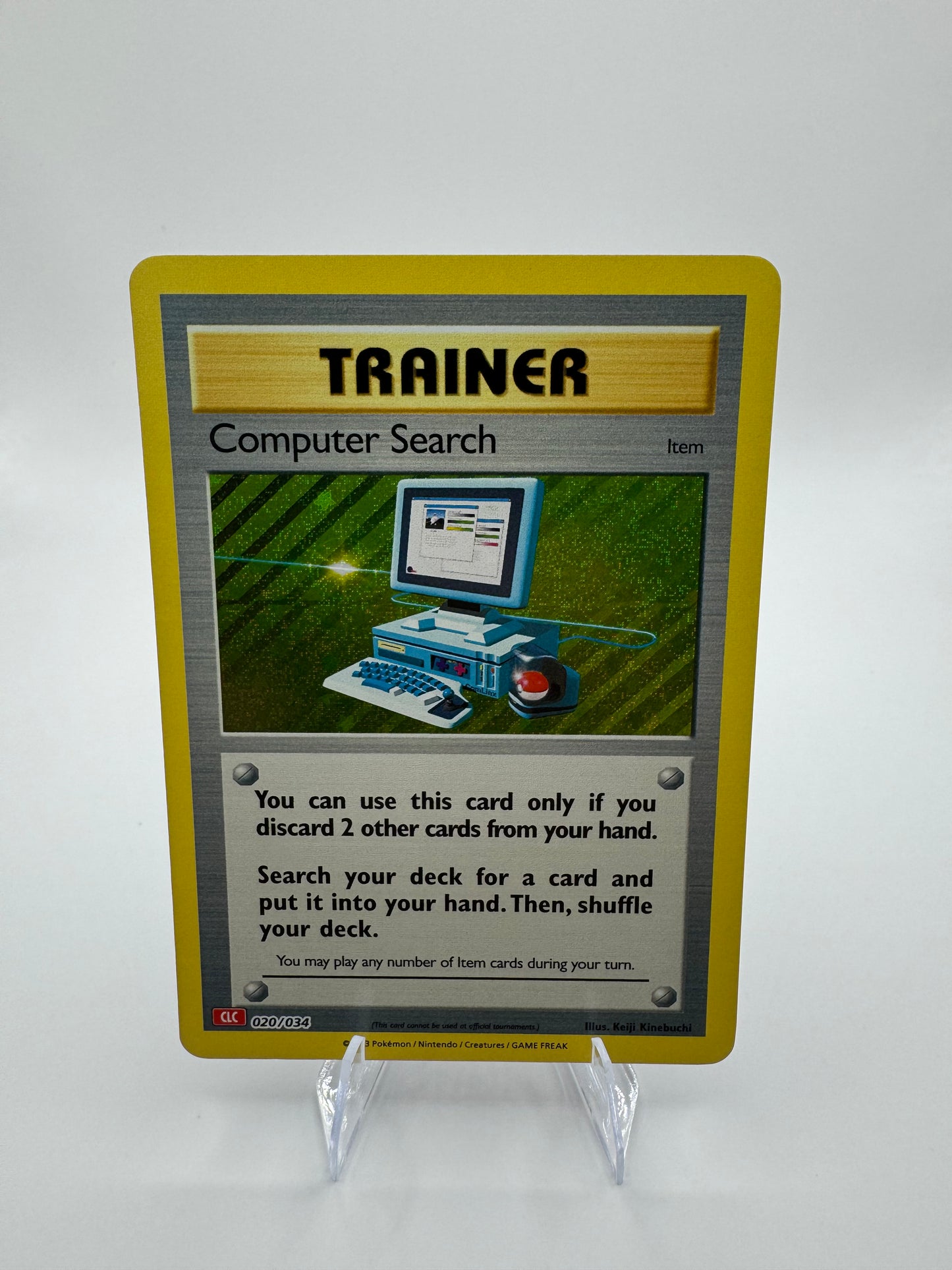 Computer Search (CLC) 020/034 Trading Card Game Classic Holo