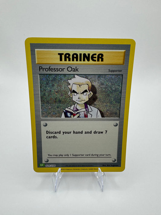 Professor Oak (CLV) 024/034 Trading Card Game Classic Holo