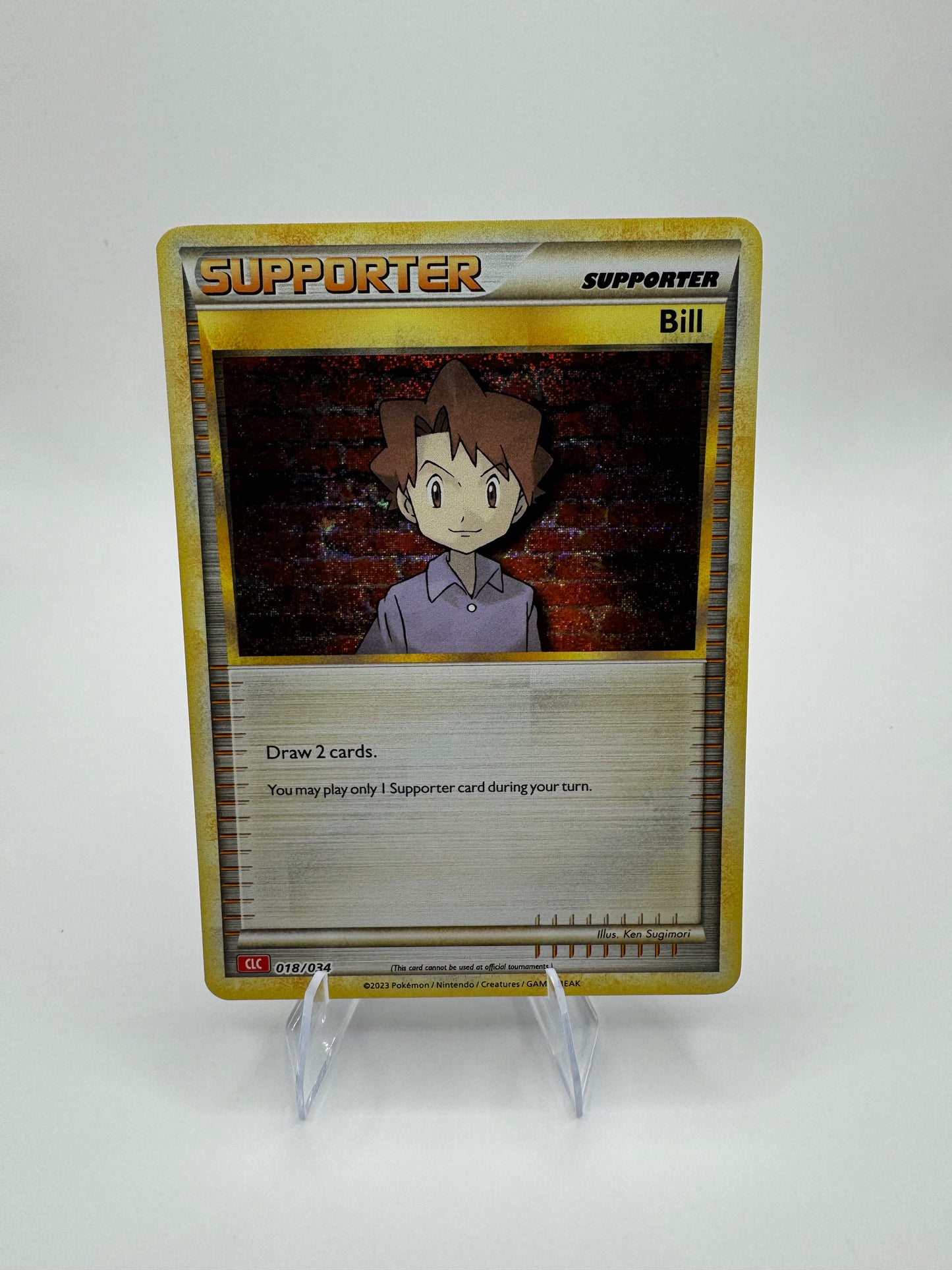 Bill (CLC) 018/034 Trading Card Game Classic Holo