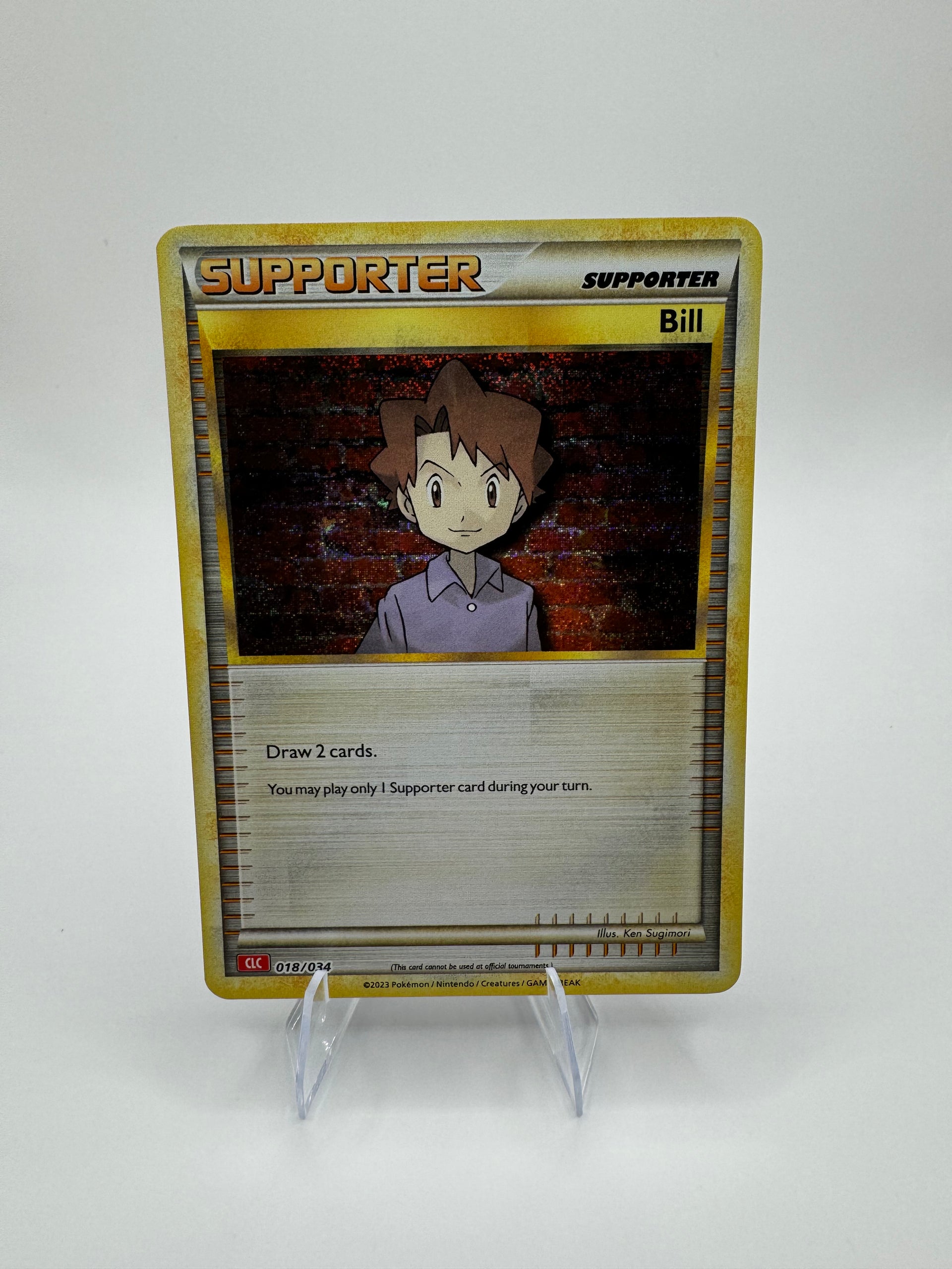 Bill (CLC) 018/034 Trading Card Game Classic Holo – The Slightly Bent  Corner Collectibles