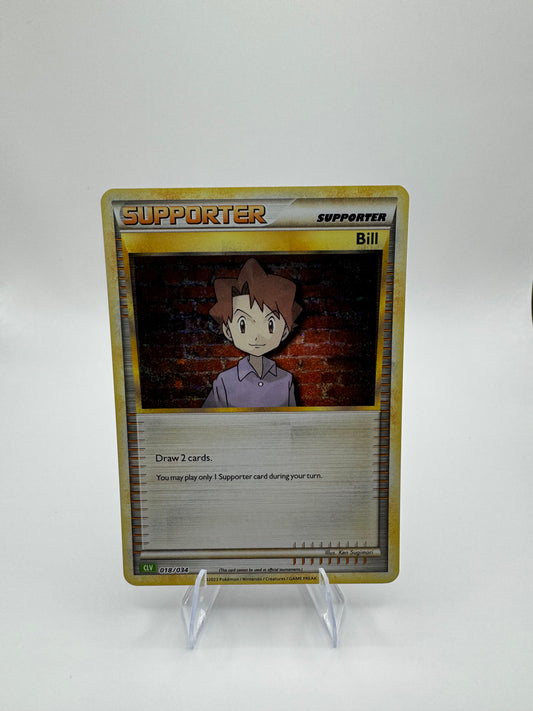 Bill (CLV) 018/034 Trading Card Game Classic Holo