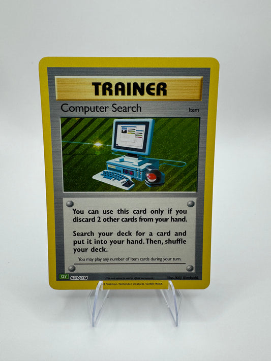 Computer Search (CLV) 020/034 Trading Card Game Classic Holo