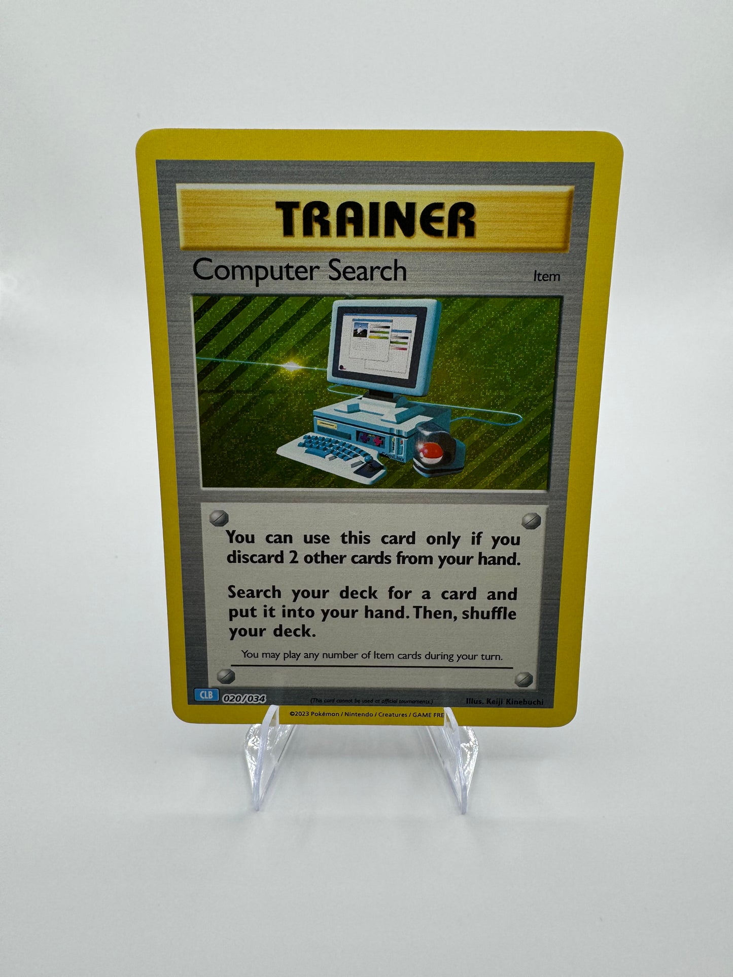 Computer Search (CLB) 020/034 Trading Card Game Classic Holo