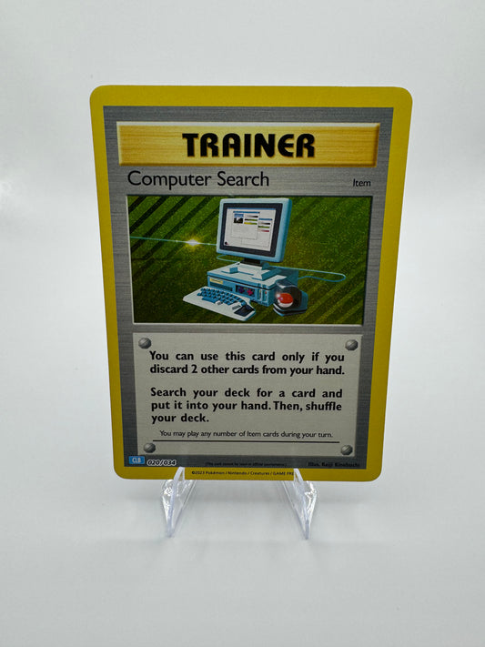 Computer Search (CLB) 020/034 Trading Card Game Classic Holo