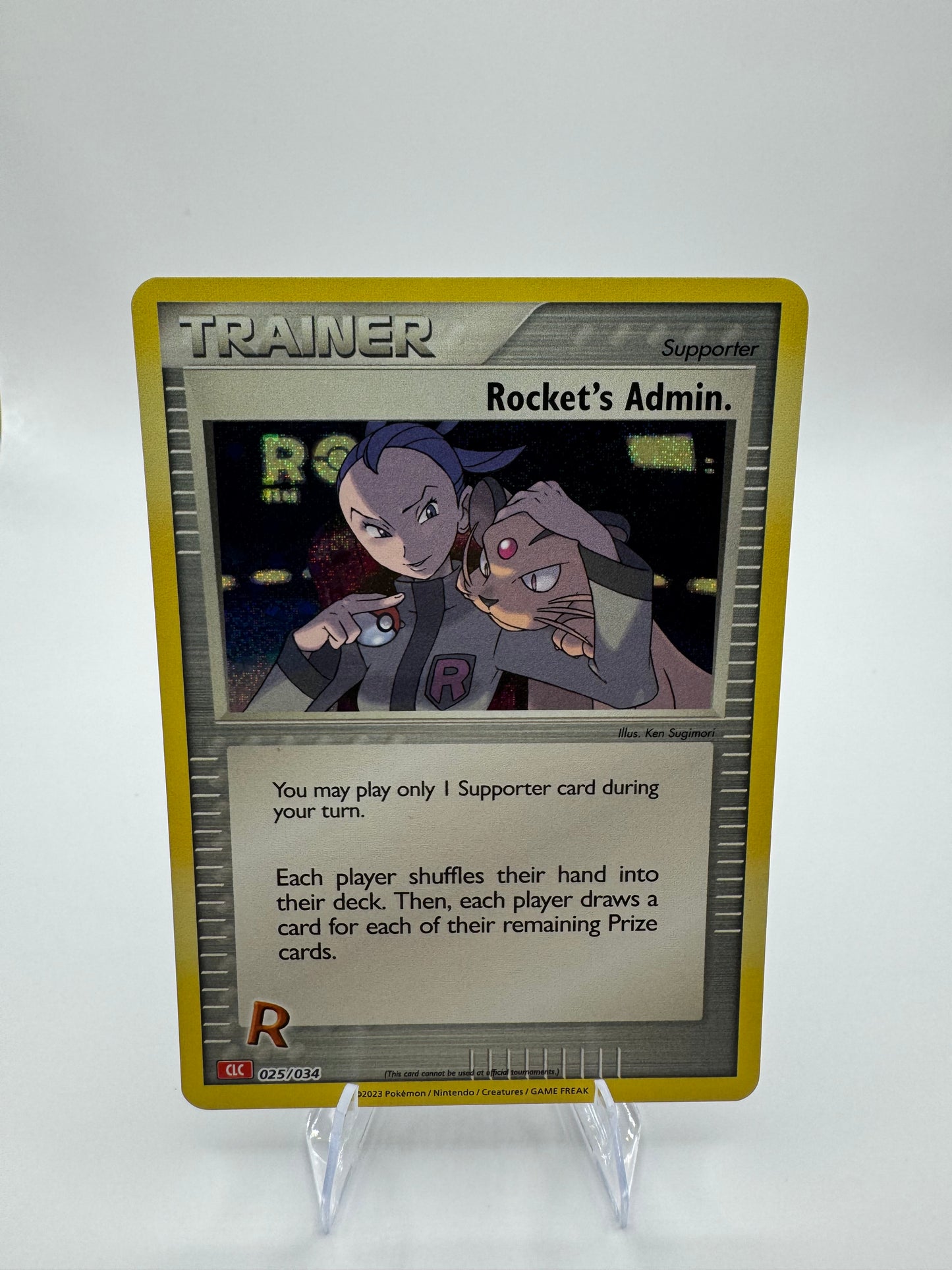 Rocket's Admin. (CLC) 025/034 Trading Card Game Classic Holo