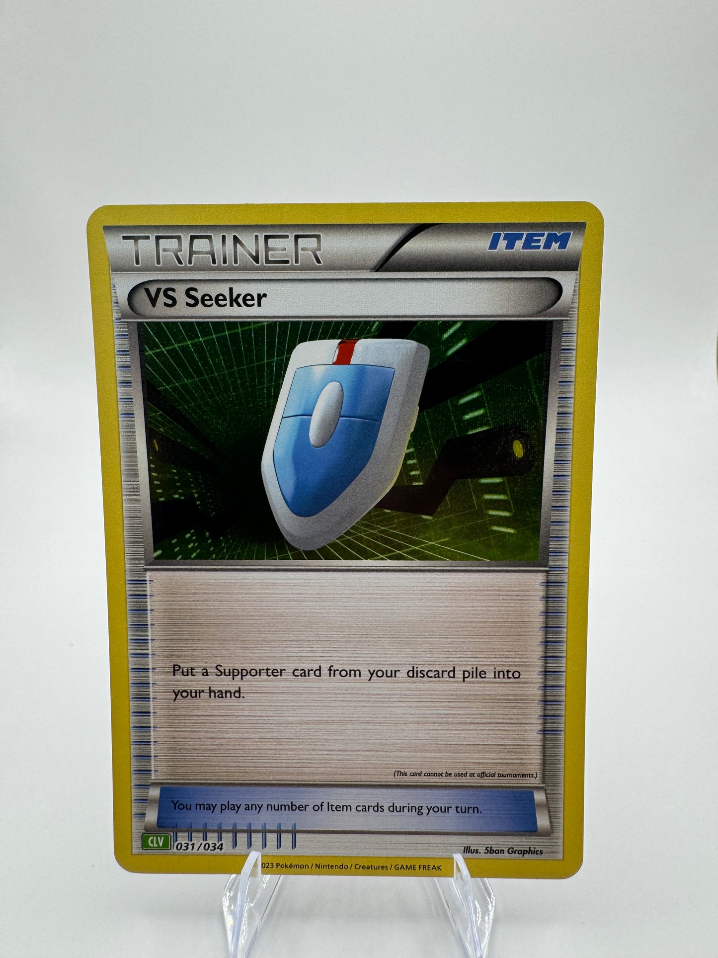VS Seeker (CLV) 031/034 Trading Card Game Classic Holo