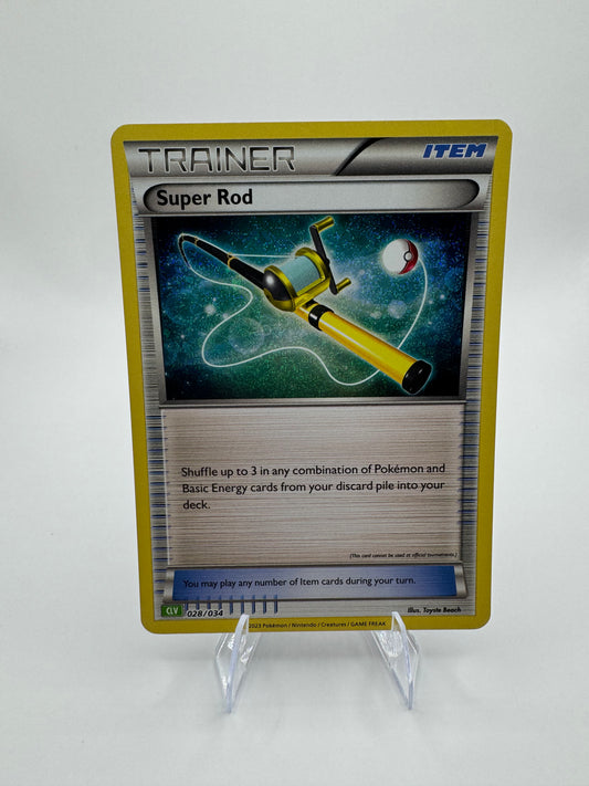Super Rod (CLV) 028/034 Trading Card Game Classic Holo