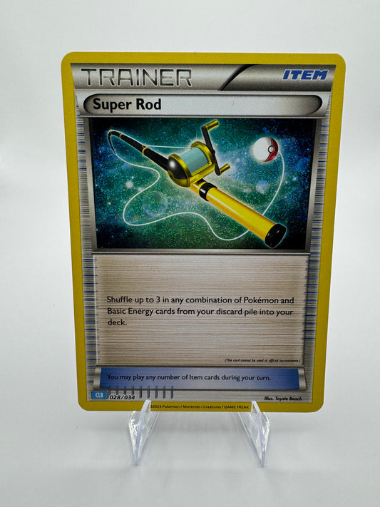 Super Rod (CLB) 028/034 Trading Card Game Classic Holo