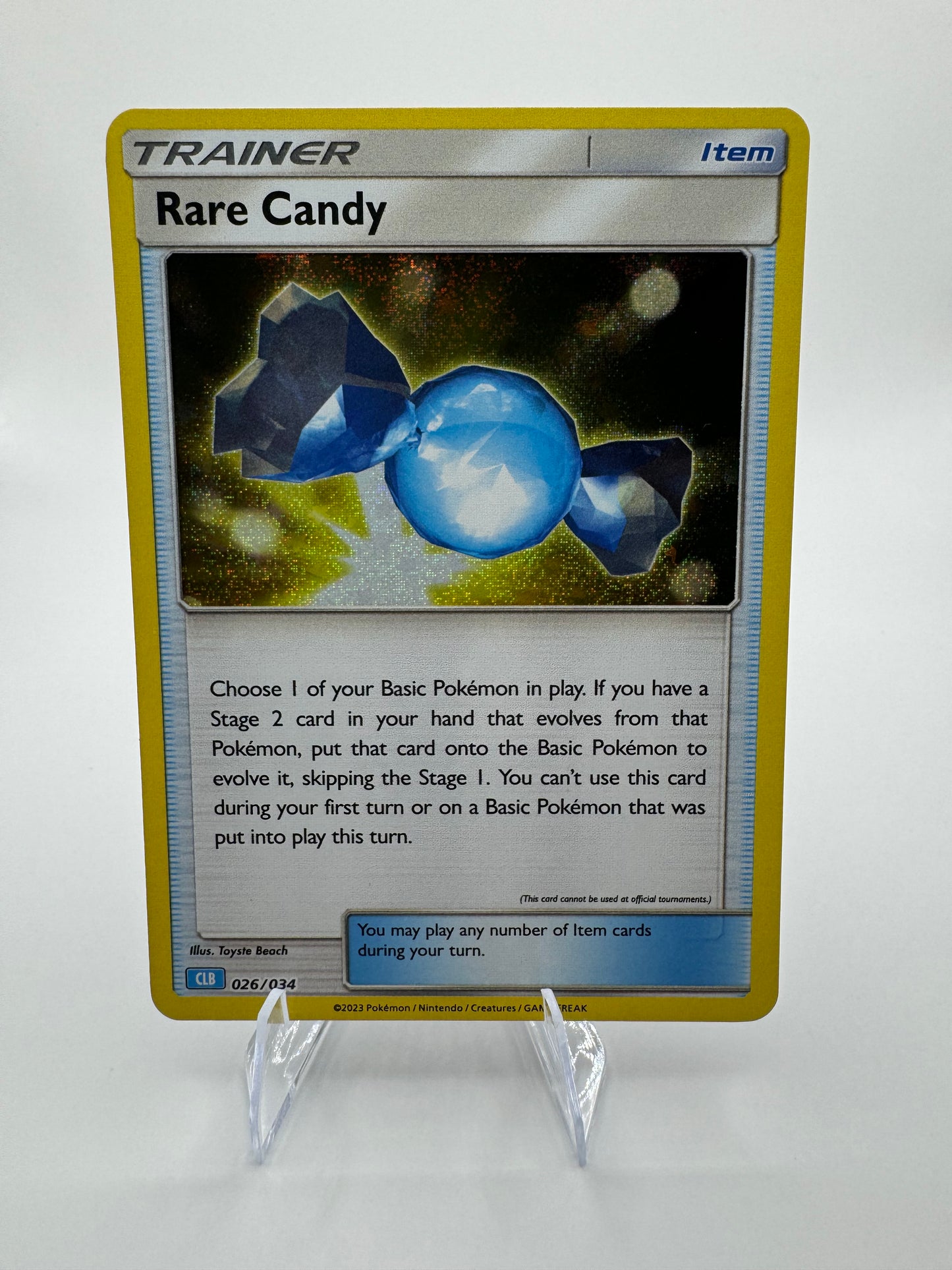 Rare Candy (CLB) 026/034 Trading Card Game Classic Holo