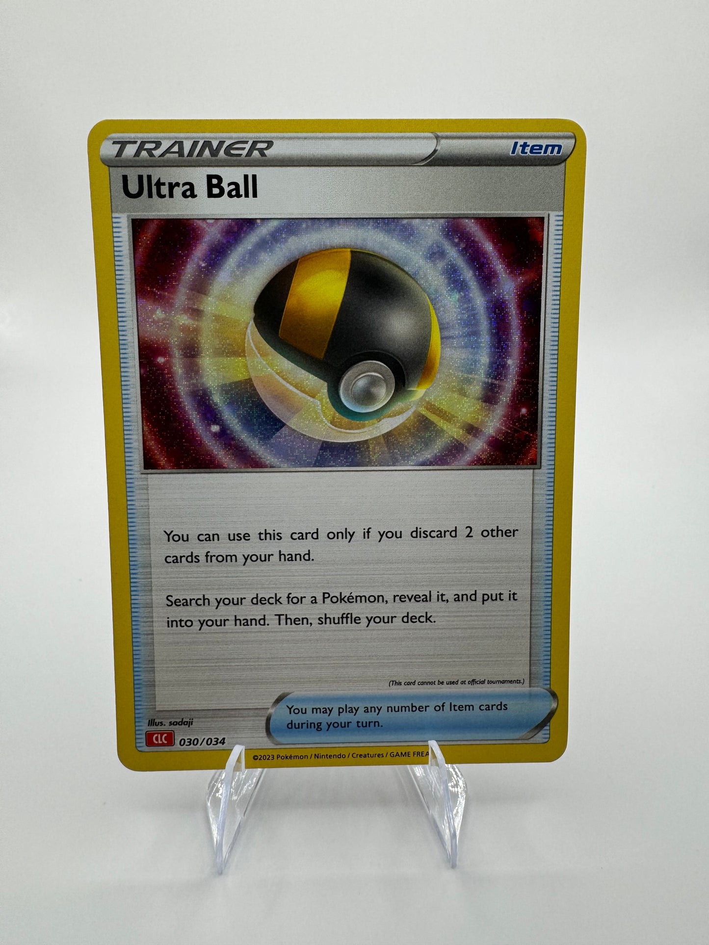 Ultra Ball (CLC) 030/034 Trading Card Game Classic Holo