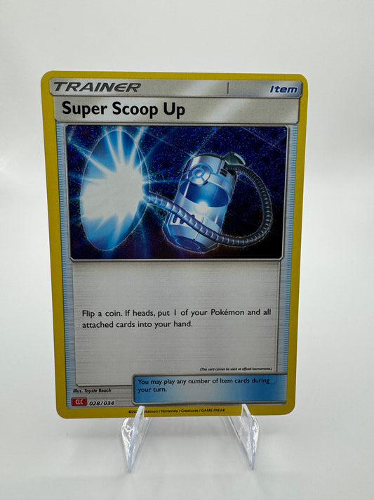 Super Scoop Up 028/034 Trading Card Game Classic Holo