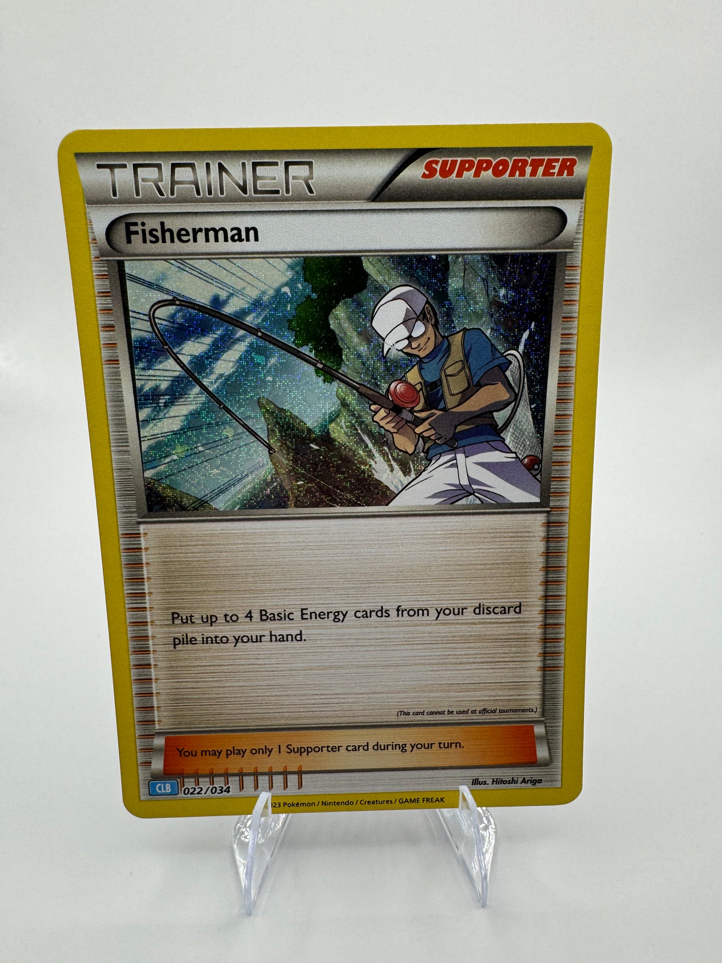 Fisherman 022/034 Trading Card Game Classic Holo