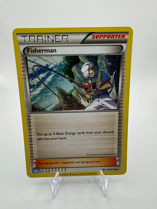 Fisherman 022/034 Trading Card Game Classic Holo
